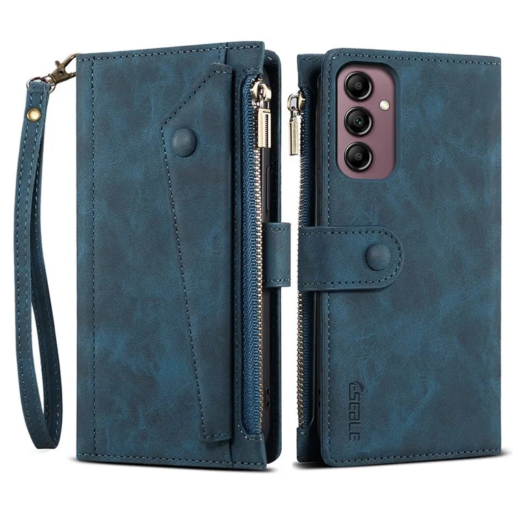 ESEBLE Star Series For Samsung Galaxy A24 4G (162.1 x 77.6 x 8.3mm) Leather Case with Wallet Stand