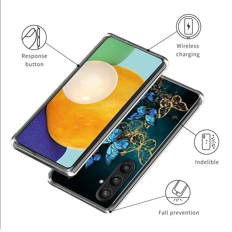 For Samsung Galaxy S24+ Soft TPU Case Pattern Printing Slim Phone Cover