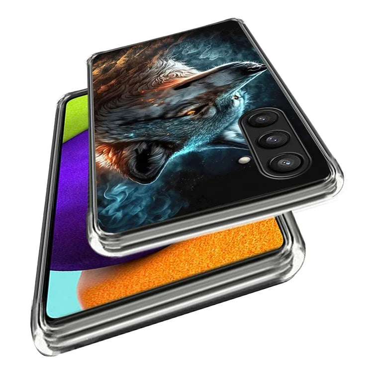 For Samsung Galaxy S24 TPU Case Anti-scratch Pattern Printed Phone Cover