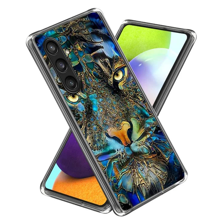 For Samsung Galaxy S24 TPU Case Anti-scratch Pattern Printed Phone Cover