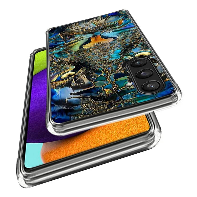 For Samsung Galaxy S24 TPU Case Anti-scratch Pattern Printed Phone Cover