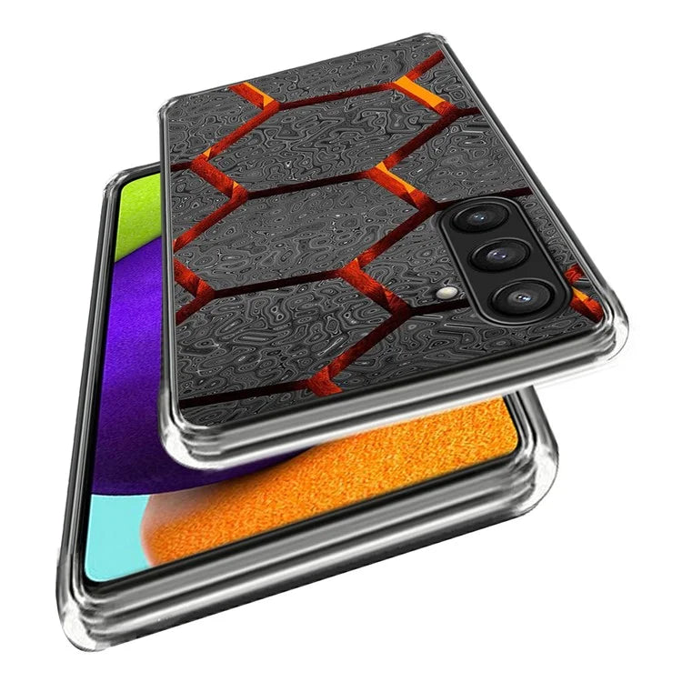 For Samsung Galaxy S24 TPU Case Anti-scratch Pattern Printed Phone Cover
