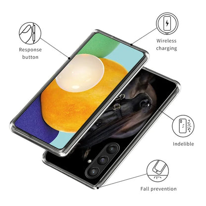For Samsung Galaxy S24 TPU Case Anti-scratch Pattern Printed Phone Cover