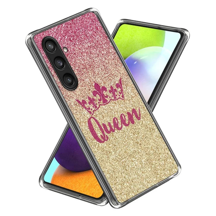 For Samsung Galaxy S24 TPU Case Anti-scratch Pattern Printed Phone Cover