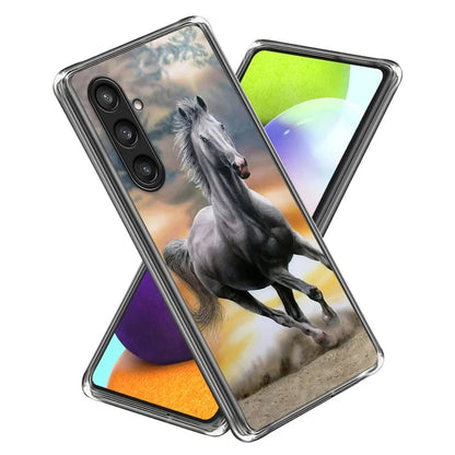 For Samsung Galaxy S24 TPU Case Anti-scratch Pattern Printed Phone Cover