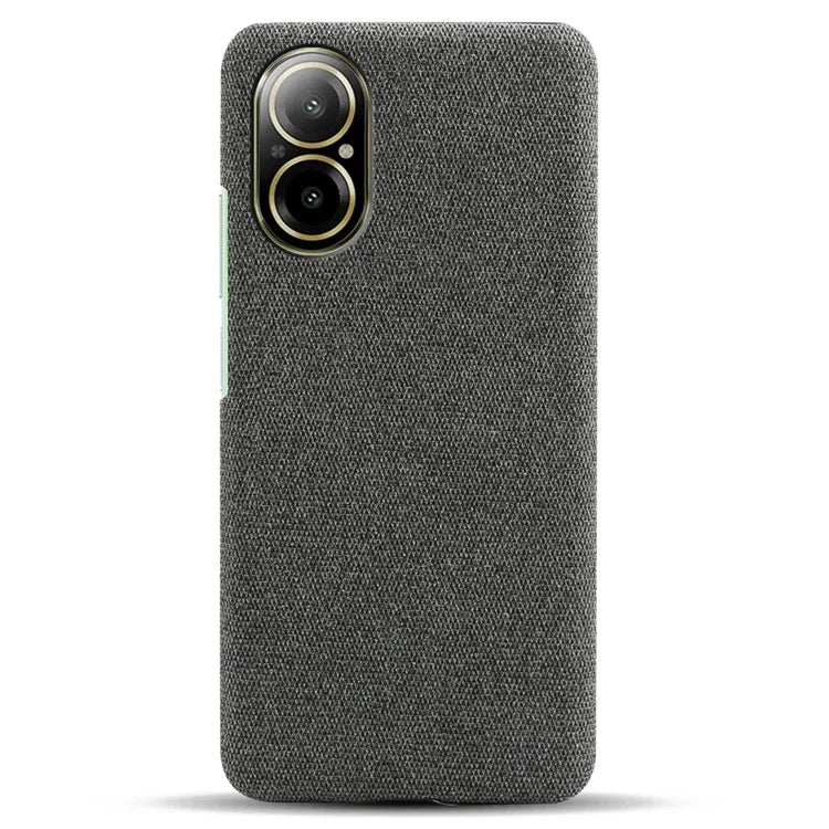 For Realme C67 4G Phone Case Hard PC+Cloth Mobile Phone Back Cover