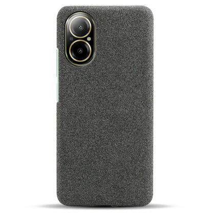 For Realme C67 4G Phone Case Hard PC+Cloth Mobile Phone Back Cover