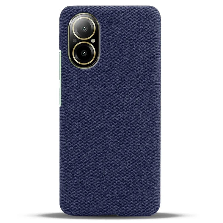For Realme C67 4G Phone Case Hard PC+Cloth Mobile Phone Back Cover