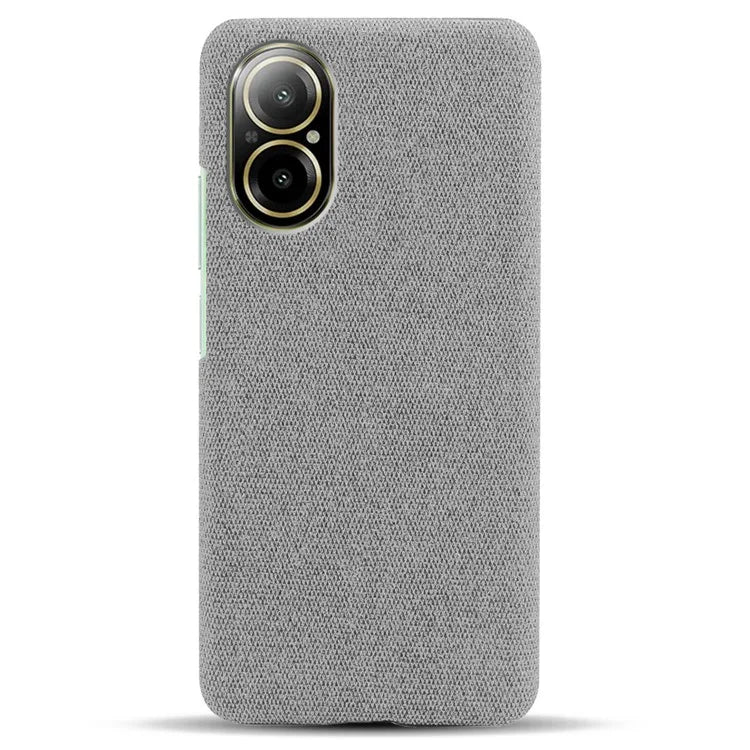 For Realme C67 4G Phone Case Hard PC+Cloth Mobile Phone Back Cover