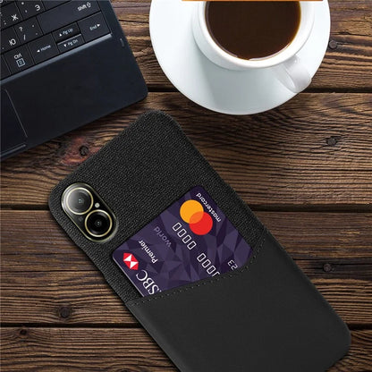 For Realme C67 4G Case Card Slot PU Leather+PC Phone Back Cover