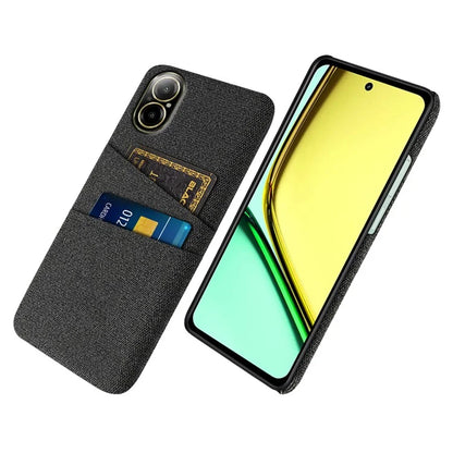 For Realme C67 4G Dual Card Slots Phone Case Hard PC Back Cover