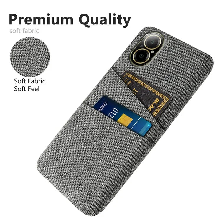 For Realme C67 4G Dual Card Slots Phone Case Hard PC Back Cover