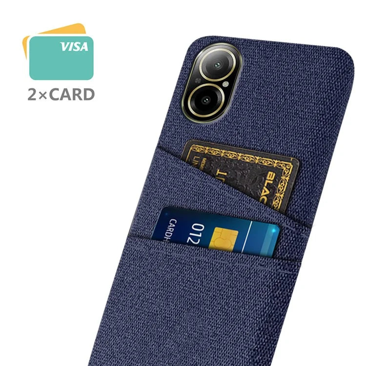 For Realme C67 4G Dual Card Slots Phone Case Hard PC Back Cover