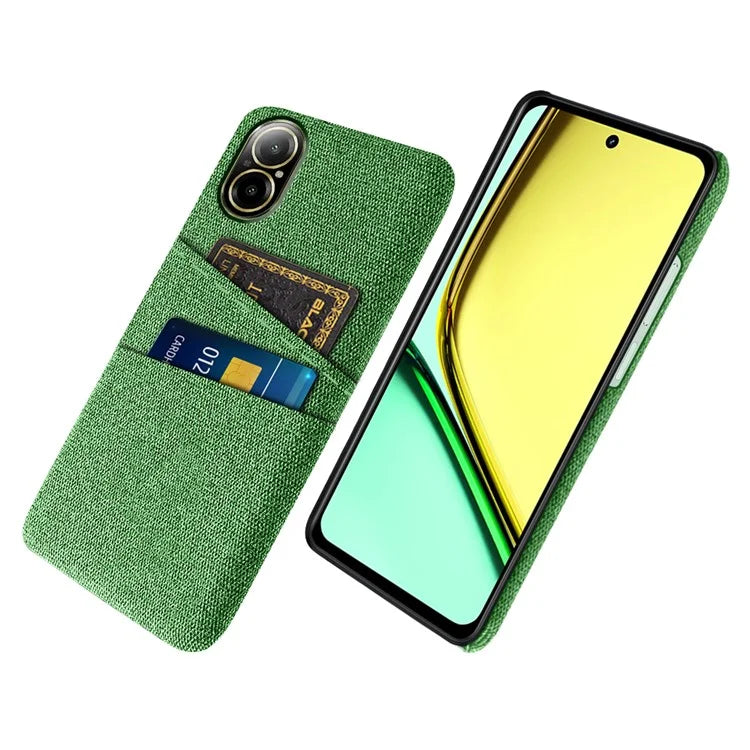 For Realme C67 4G Dual Card Slots Phone Case Hard PC Back Cover