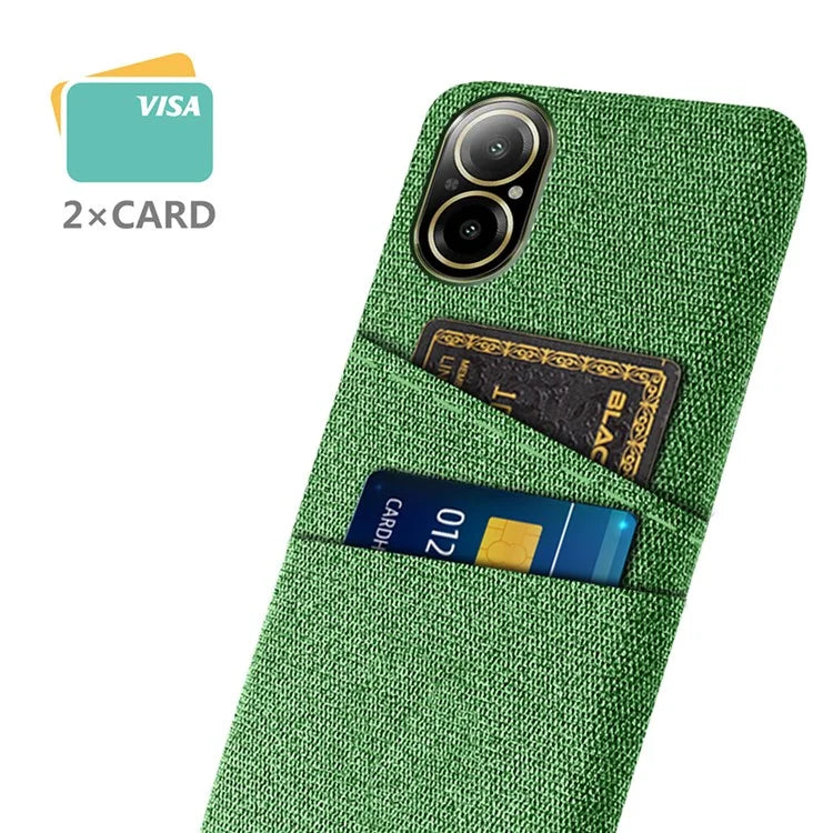 For Realme C67 4G Dual Card Slots Phone Case Hard PC Back Cover