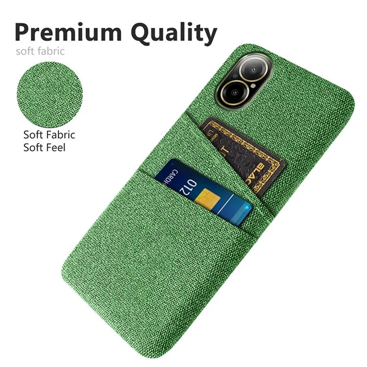 For Realme C67 4G Dual Card Slots Phone Case Hard PC Back Cover