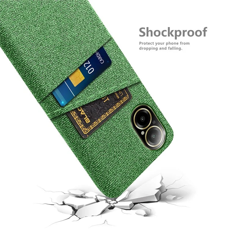 For Realme C67 4G Dual Card Slots Phone Case Hard PC Back Cover