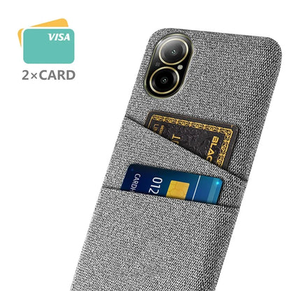 For Realme C67 4G Dual Card Slots Phone Case Hard PC Back Cover