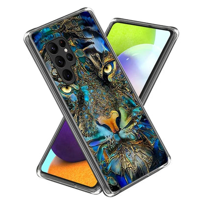 For Samsung Galaxy S24 Ultra Case Soft TPU Phone Back Cover Pattern Printing