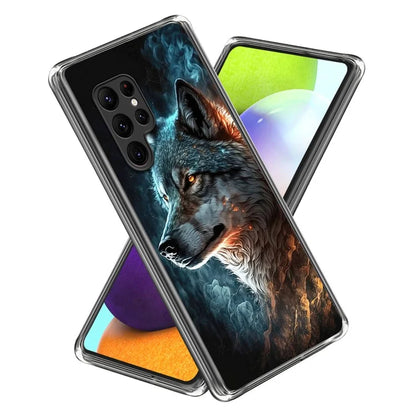 For Samsung Galaxy S24 Ultra Case Soft TPU Phone Back Cover Pattern Printing