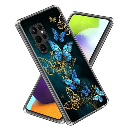For Samsung Galaxy S24 Ultra Case Soft TPU Phone Back Cover Pattern Printing