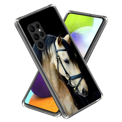For Samsung Galaxy S24 Ultra Case Soft TPU Phone Back Cover Pattern Printing