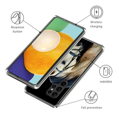 For Samsung Galaxy S24 Ultra Case Soft TPU Phone Back Cover Pattern Printing