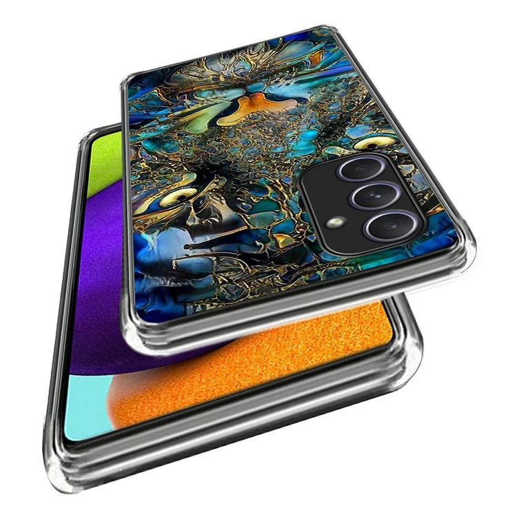 For Samsung Galaxy A54 5G Case Flexible TPU Phone Cover Pattern Printing
