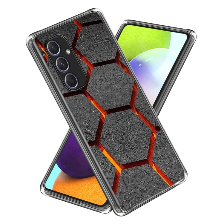 For Samsung Galaxy A54 5G Case Flexible TPU Phone Cover Pattern Printing