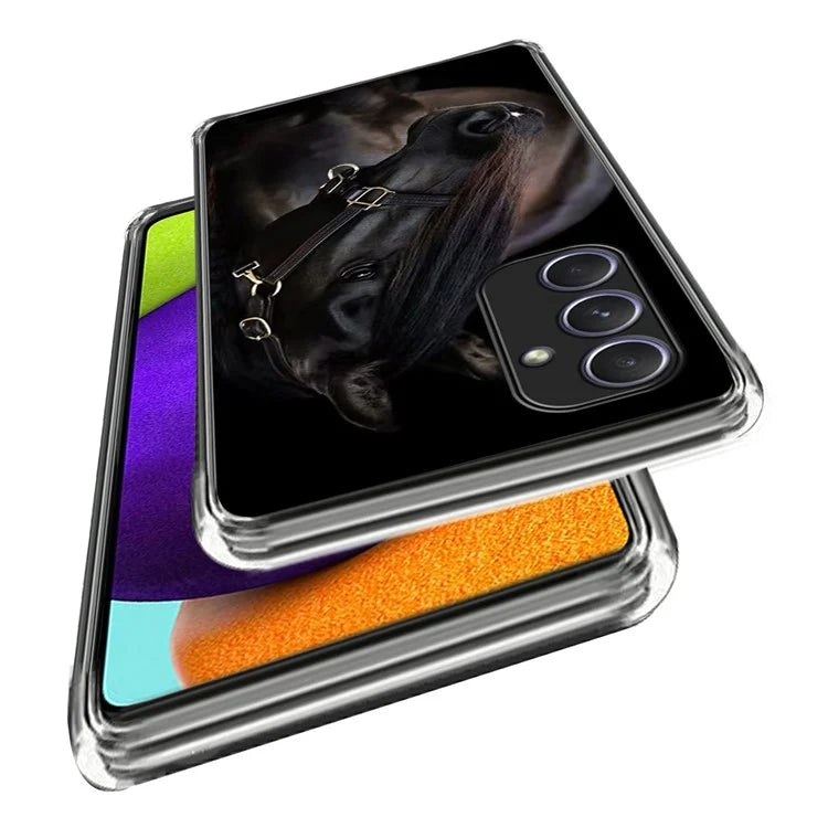 For Samsung Galaxy A54 5G Case Flexible TPU Phone Cover Pattern Printing