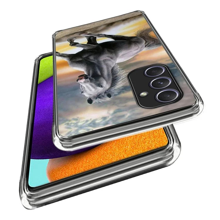 For Samsung Galaxy A54 5G Case Flexible TPU Phone Cover Pattern Printing
