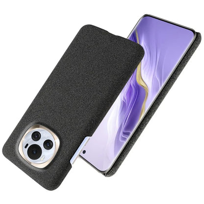 For Honor Magic6 5G Case Solid Color Hard PC+Cloth Anti-scratch Phone Cover