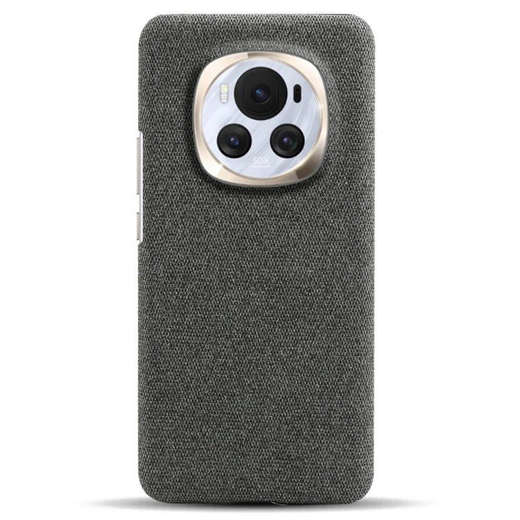 For Honor Magic6 5G Case Solid Color Hard PC+Cloth Anti-scratch Phone Cover