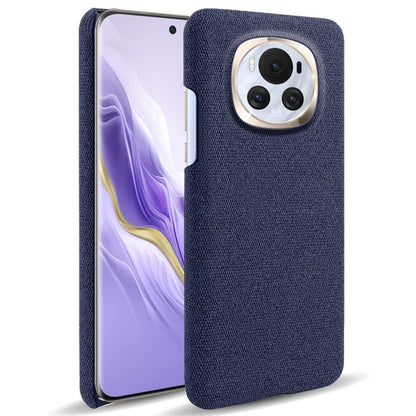 For Honor Magic6 5G Case Solid Color Hard PC+Cloth Anti-scratch Phone Cover