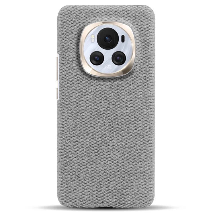 For Honor Magic6 5G Case Solid Color Hard PC+Cloth Anti-scratch Phone Cover