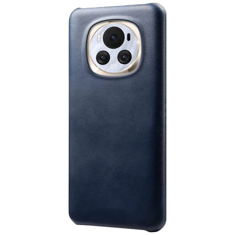 For Honor Magic6 5G Phone Cover Calf Texture PU Leather+PC Anti-scratch Case