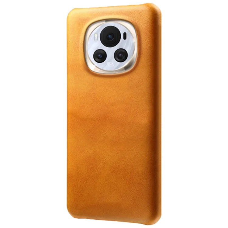 For Honor Magic6 5G Phone Cover Calf Texture PU Leather+PC Anti-scratch Case
