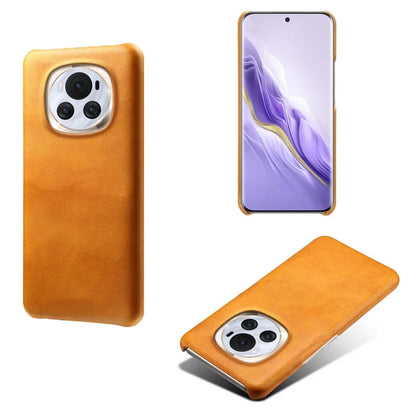 For Honor Magic6 5G Phone Cover Calf Texture PU Leather+PC Anti-scratch Case
