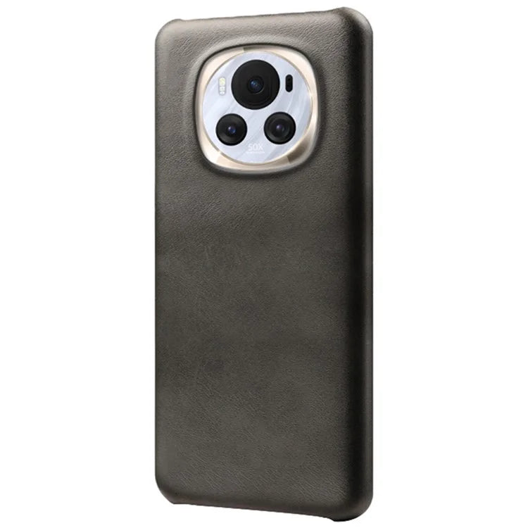 For Honor Magic6 5G Phone Cover Calf Texture PU Leather+PC Anti-scratch Case