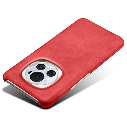 For Honor Magic6 5G Phone Cover Calf Texture PU Leather+PC Anti-scratch Case