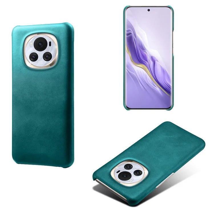 For Honor Magic6 5G Phone Cover Calf Texture PU Leather+PC Anti-scratch Case
