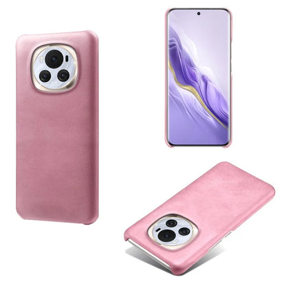 For Honor Magic6 5G Phone Cover Calf Texture PU Leather+PC Anti-scratch Case