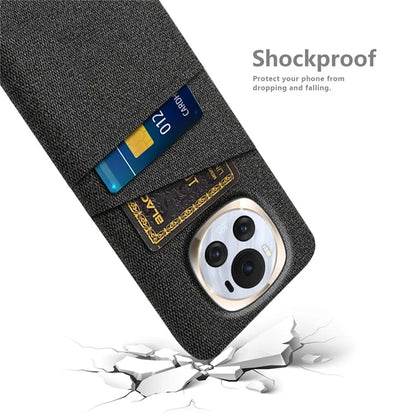 For Honor Magic6 5G PC Phone Case Dual Card Slots Protective Cover
