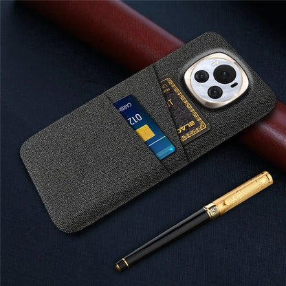 For Honor Magic6 5G PC Phone Case Dual Card Slots Protective Cover