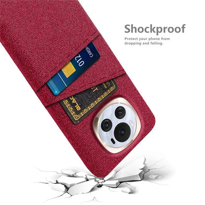 For Honor Magic6 5G PC Phone Case Dual Card Slots Protective Cover