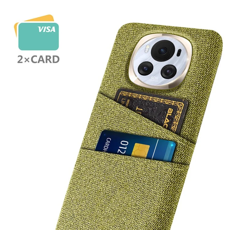 For Honor Magic6 5G PC Phone Case Dual Card Slots Protective Cover