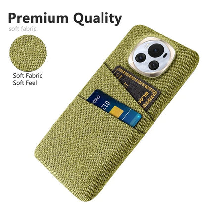 For Honor Magic6 5G PC Phone Case Dual Card Slots Protective Cover