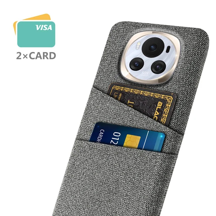 For Honor Magic6 5G PC Phone Case Dual Card Slots Protective Cover