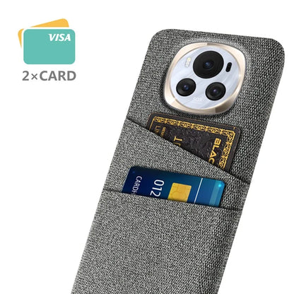 For Honor Magic6 5G PC Phone Case Dual Card Slots Protective Cover