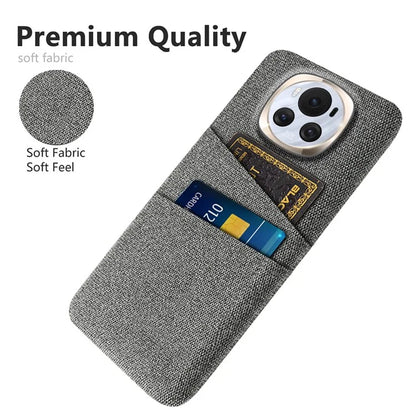 For Honor Magic6 5G PC Phone Case Dual Card Slots Protective Cover